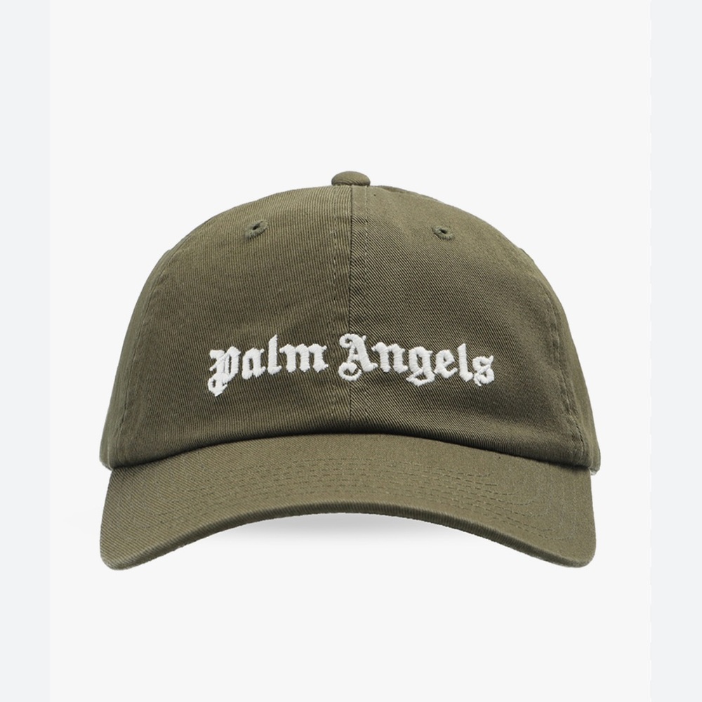 Palm Angels Adjustable Strapback Green Hat